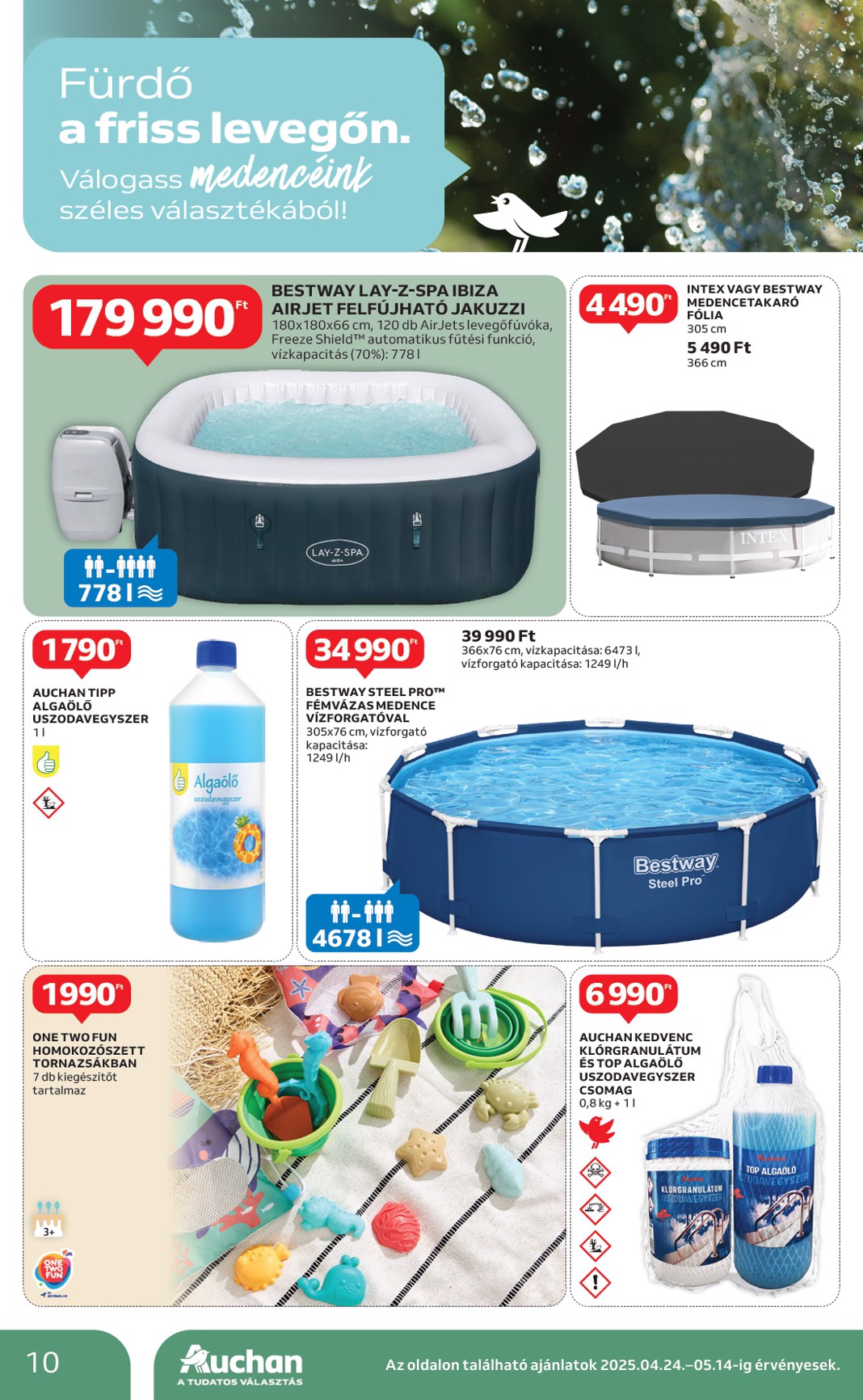 auchan - Auchan Szupermarket akciós újság, érvényes 04.24. - 04.30. - page: 10