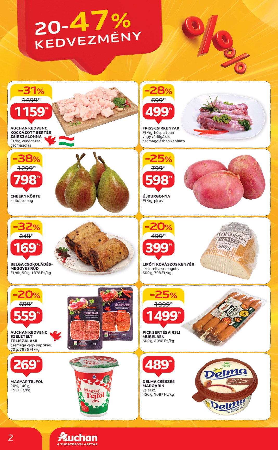 auchan - Auchan Szupermarket akciós újság, érvényes 04.24. - 04.30. - page: 2