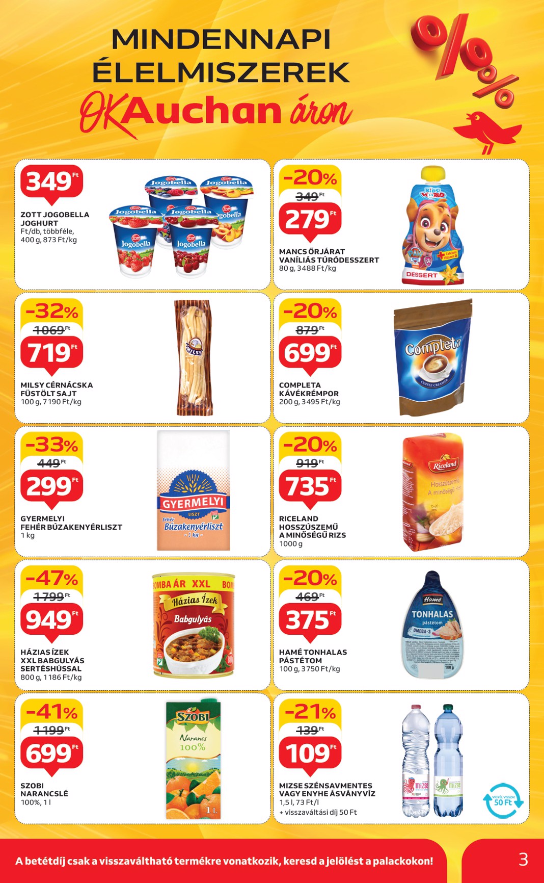 auchan - Auchan Szupermarket akciós újság, érvényes 04.24. - 04.30. - page: 3
