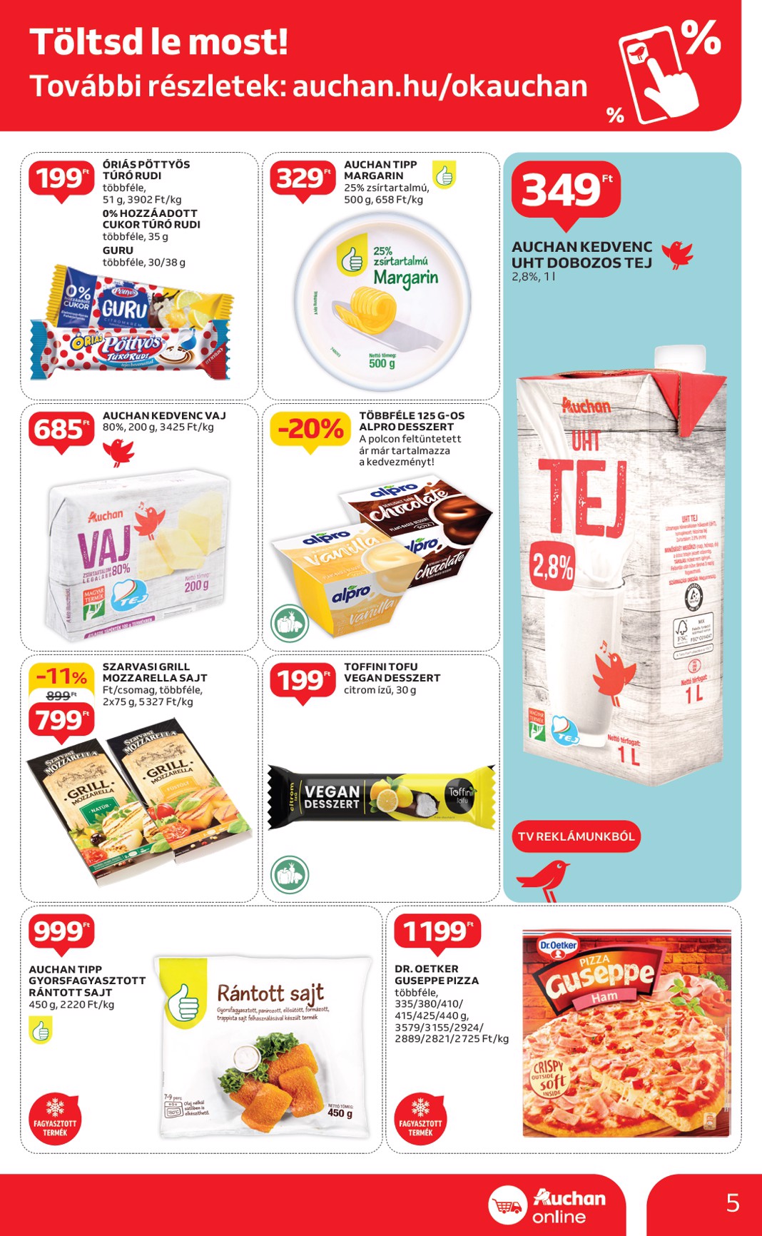 auchan - Auchan Szupermarket akciós újság, érvényes 04.24. - 04.30. - page: 5
