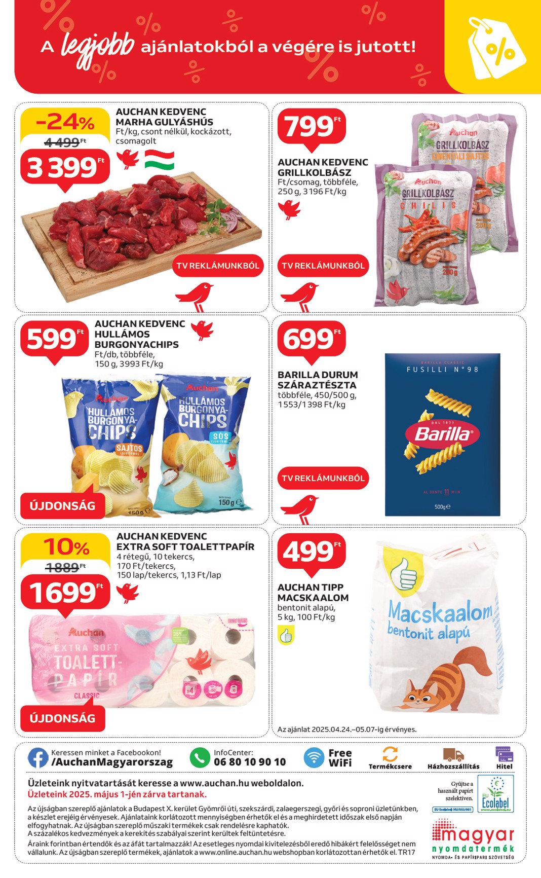 auchan - Auchan Szupermarket akciós újság, érvényes 04.24. - 04.30. - page: 12