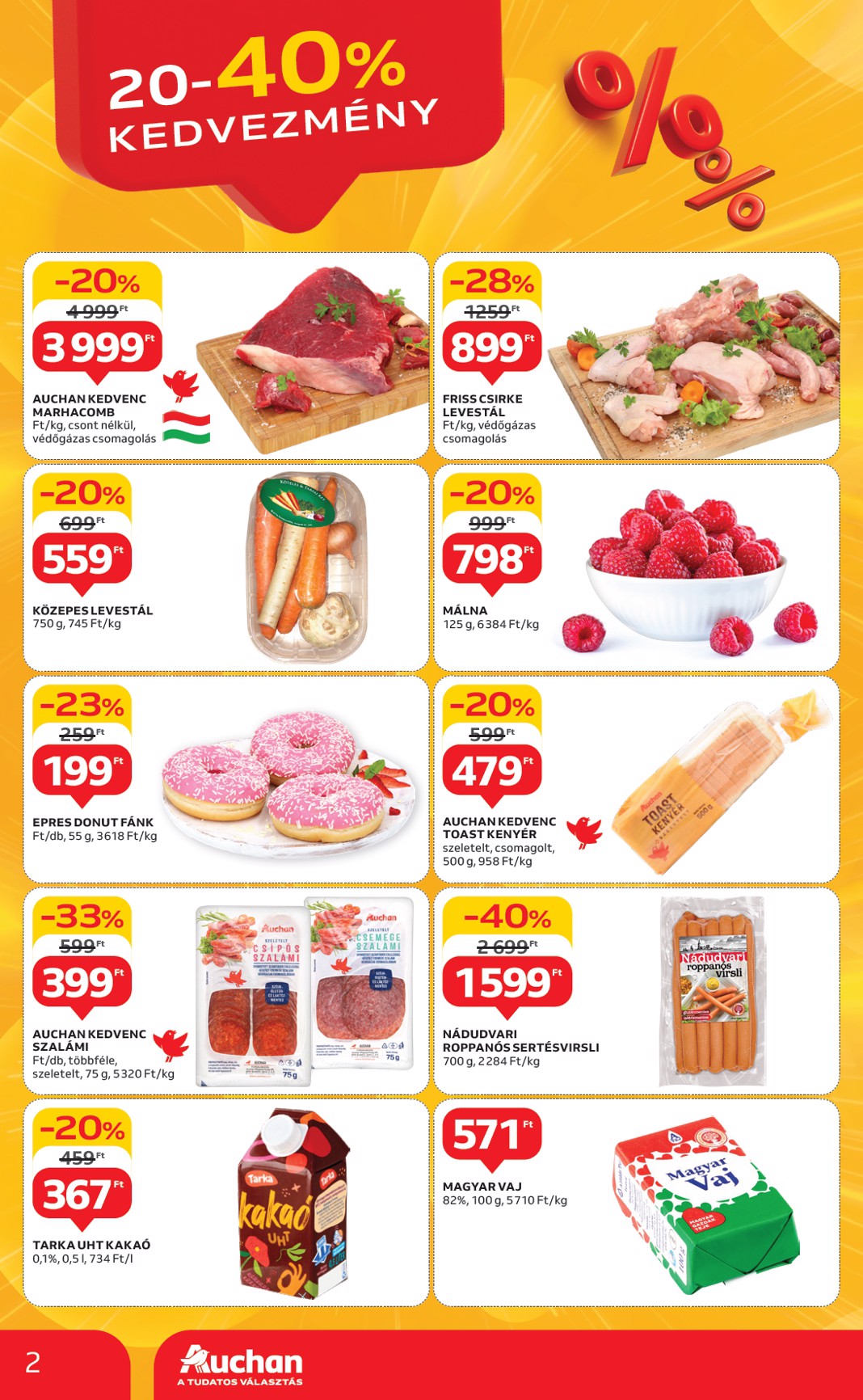 auchan - Auchan Szupermarket akciós újság, érvényes 05.02. - 05.07. - page: 2