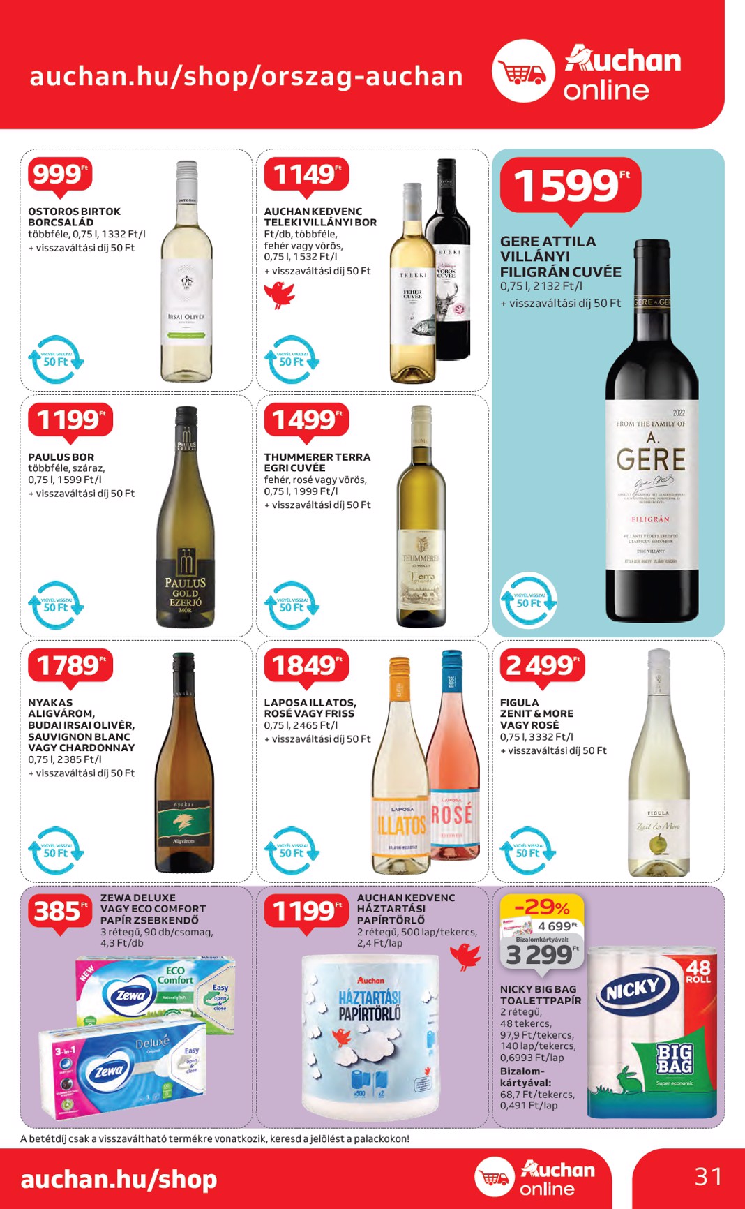 auchan - Auchan akciós újság, érvényes 05.02. - 05.07. - page: 31 auchan - Auchan akciós újság, érvényes 05.02. - 05.07. - page: 31