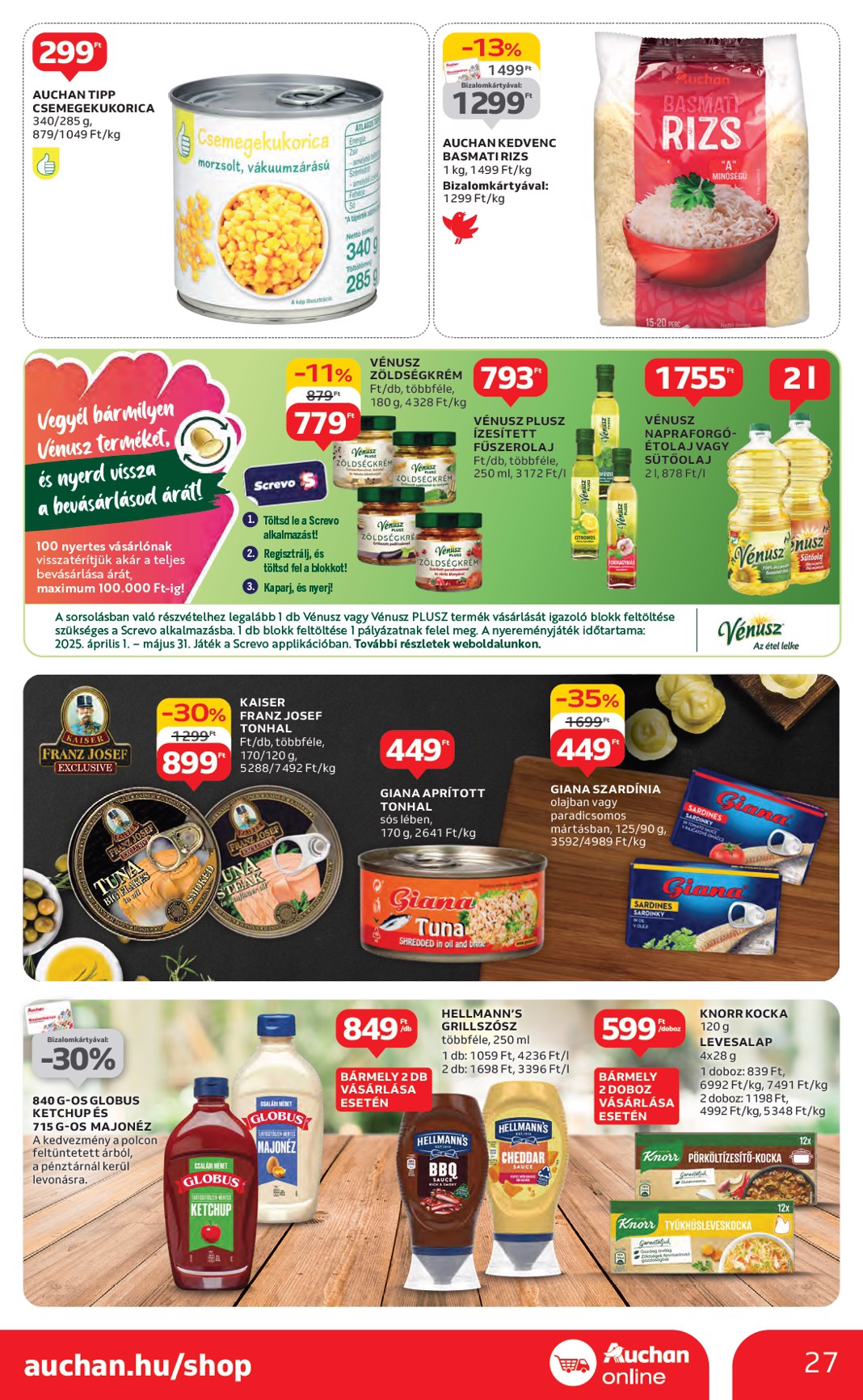 auchan - Auchan akciós újság, érvényes 05.02. - 05.07. - page: 27 auchan - Auchan akciós újság, érvényes 05.02. - 05.07. - page: 27