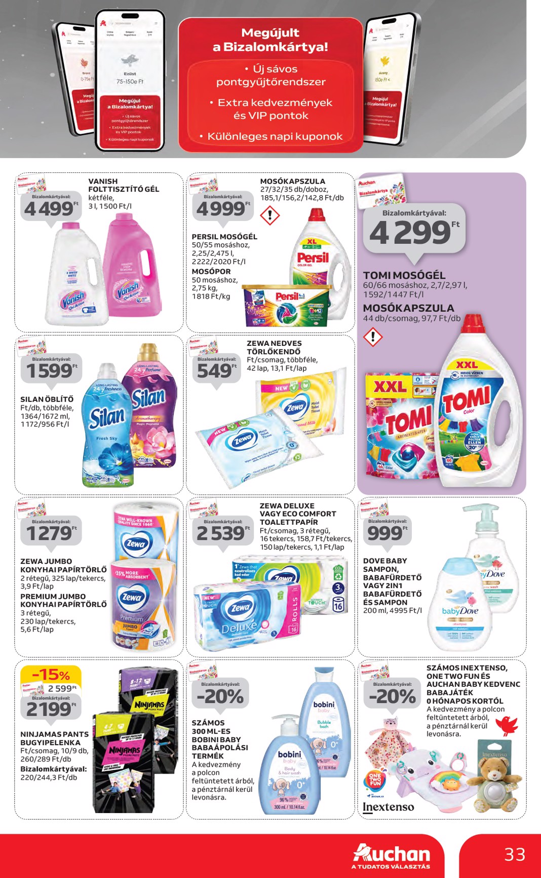 auchan - Auchan akciós újság, érvényes 05.02. - 05.07. - page: 33 auchan - Auchan akciós újság, érvényes 05.02. - 05.07. - page: 33