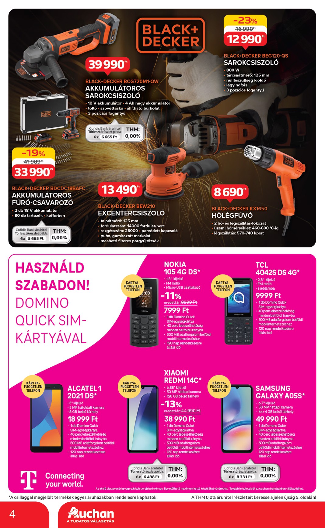 auchan - Auchan - Háztartási készülékek akciós újság, érvényes 05.02. - 05.14. - page: 4