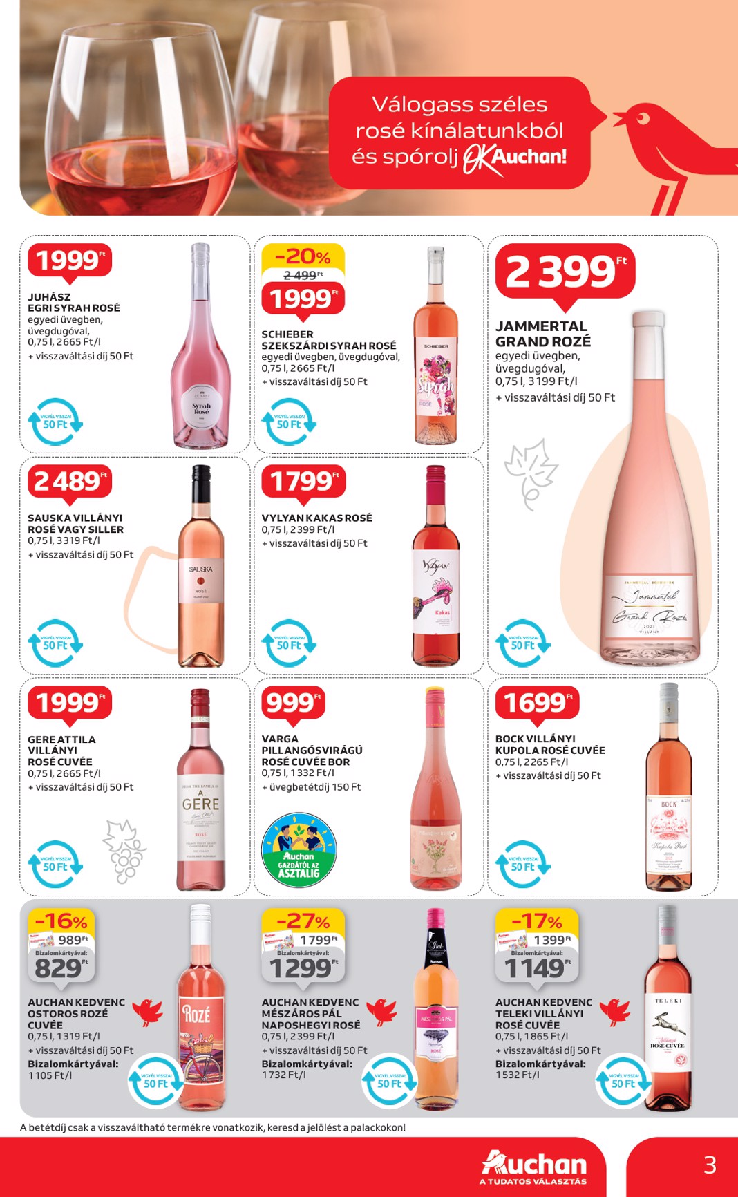 auchan - Auchan - Bor ajánlataink akciós újság, érvényes 05.02. - 06.04. - page: 3