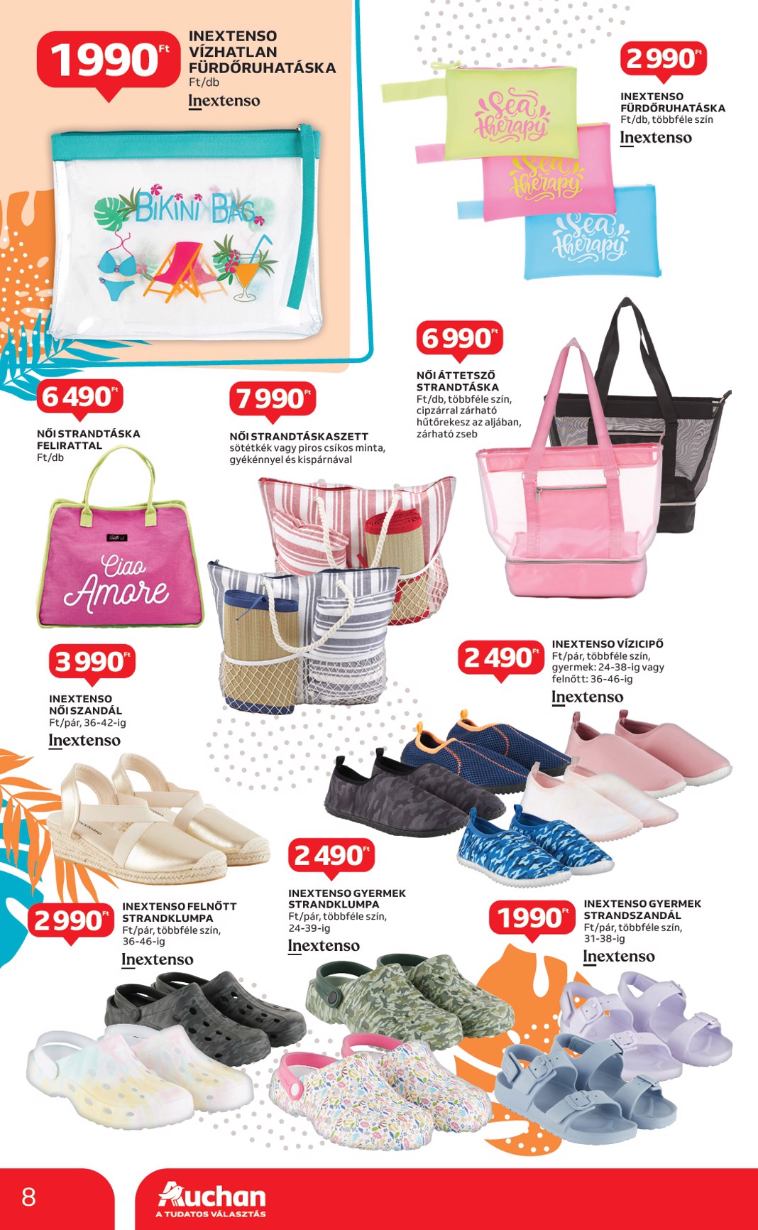 auchan - Auchan - Strand ajánlataink akciós újság, érvényes 05.02. - 05.28. - page: 8