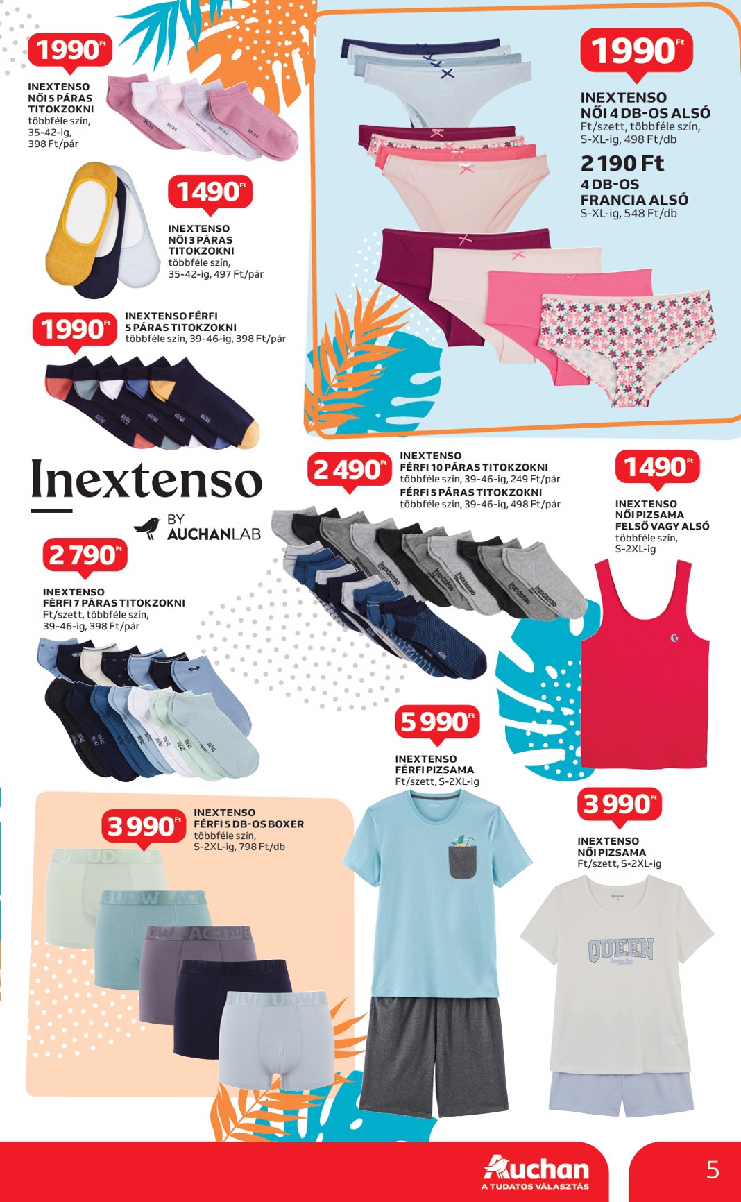 auchan - Auchan - Strand ajánlataink akciós újság, érvényes 05.02. - 05.28. - page: 5