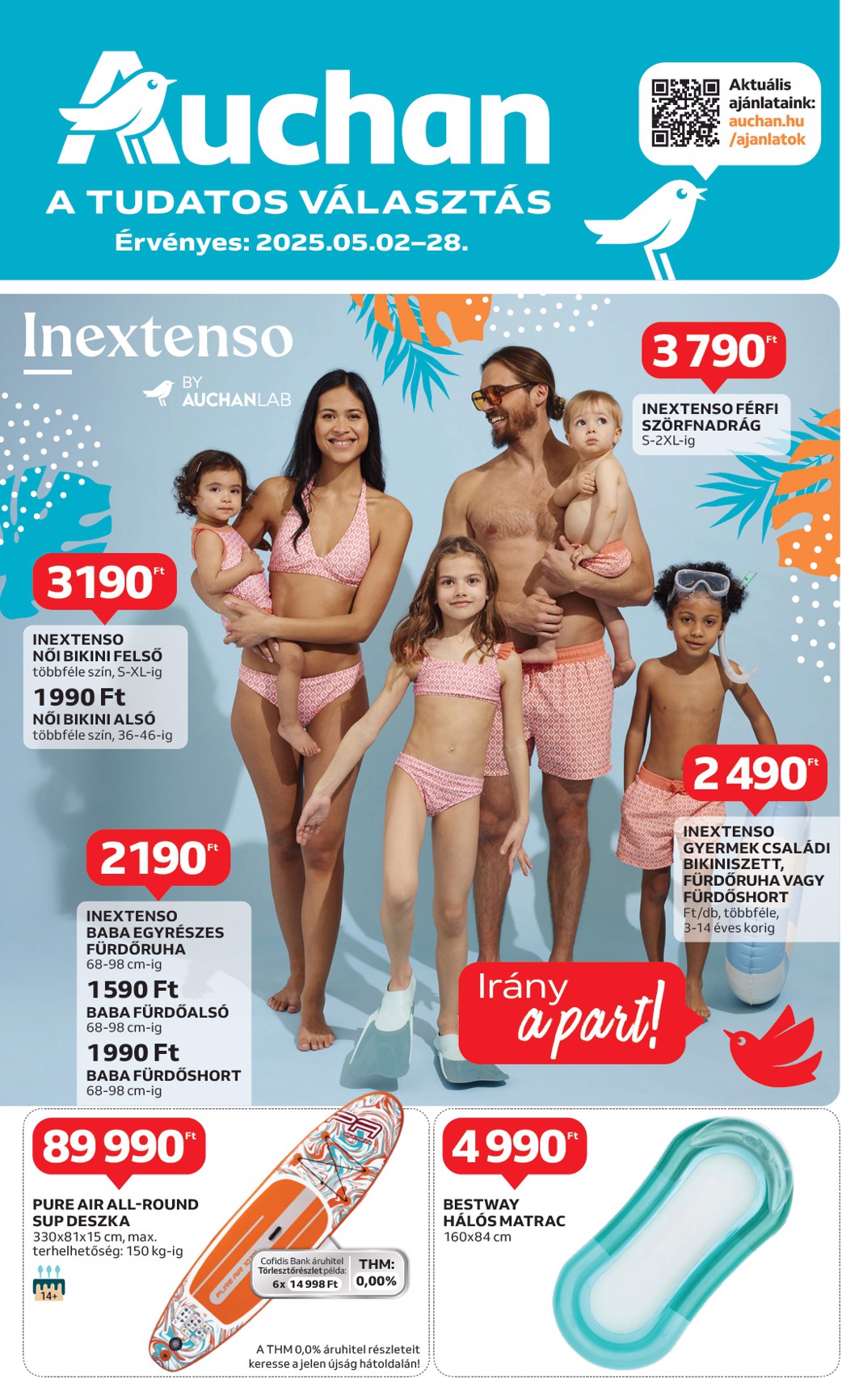 auchan - Auchan - Strand ajánlataink akciós újság, érvényes 05.02. - 05.28. - page: 1