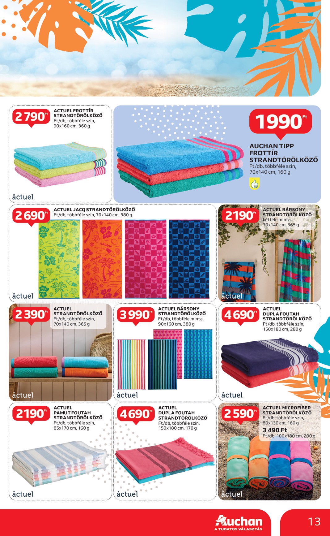 auchan - Auchan - Strand ajánlataink akciós újság, érvényes 05.02. - 05.28. - page: 13