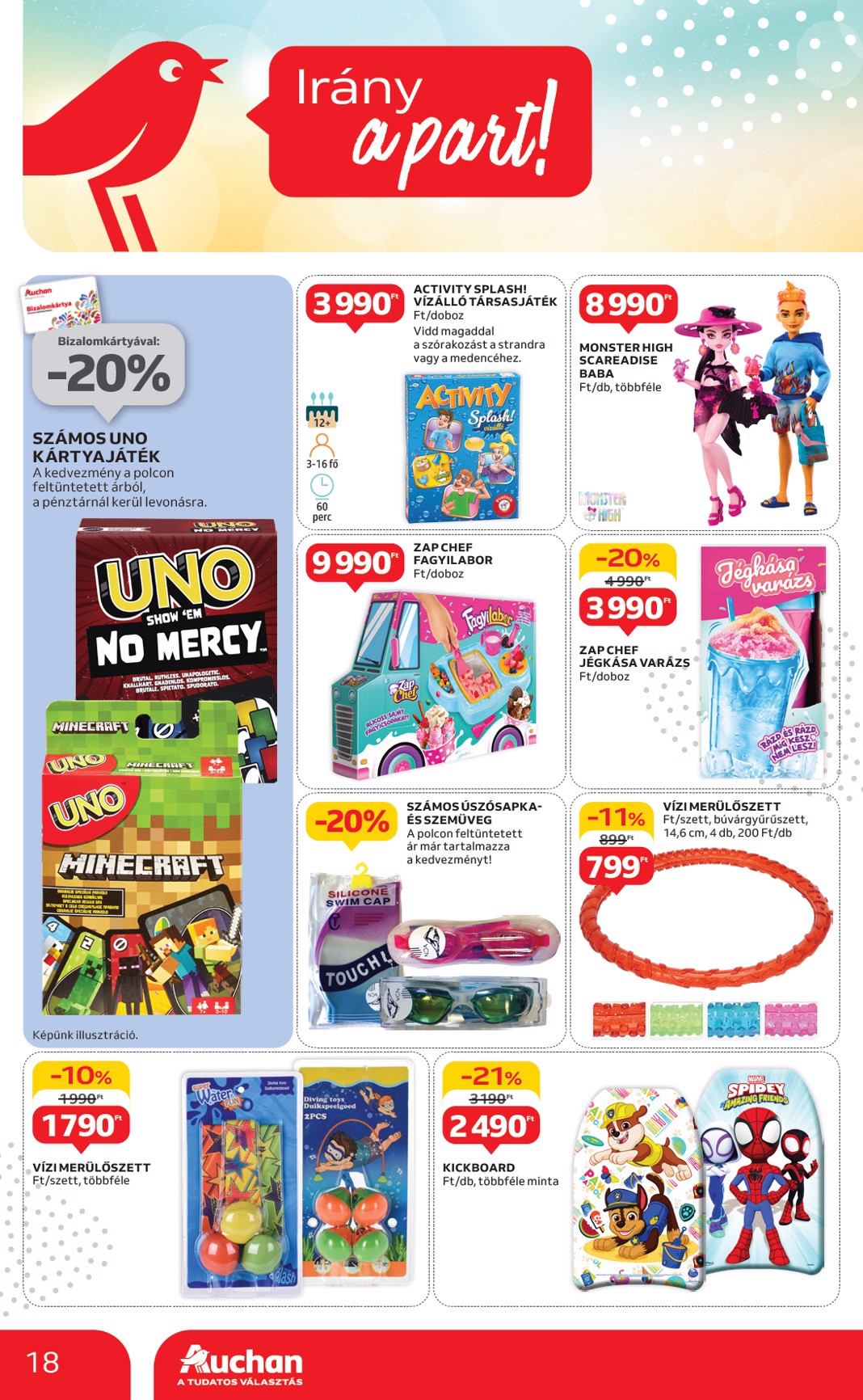 auchan - Auchan - Strand ajánlataink akciós újság, érvényes 05.02. - 05.28. - page: 18