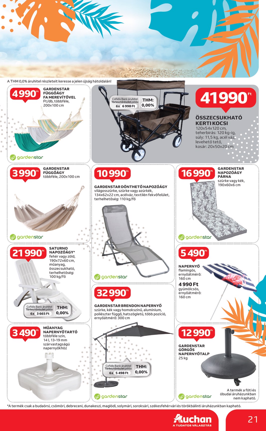 auchan - Auchan - Strand ajánlataink akciós újság, érvényes 05.02. - 05.28. - page: 21