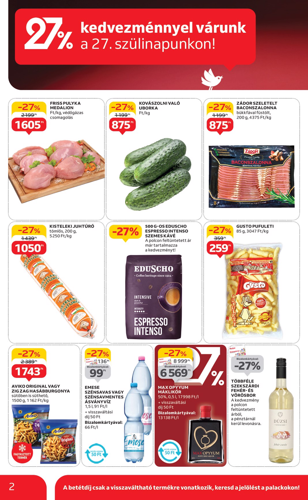 auchan - Auchan szupermarket akciós újság, érvényes 05.08. - 05.14. - page: 2