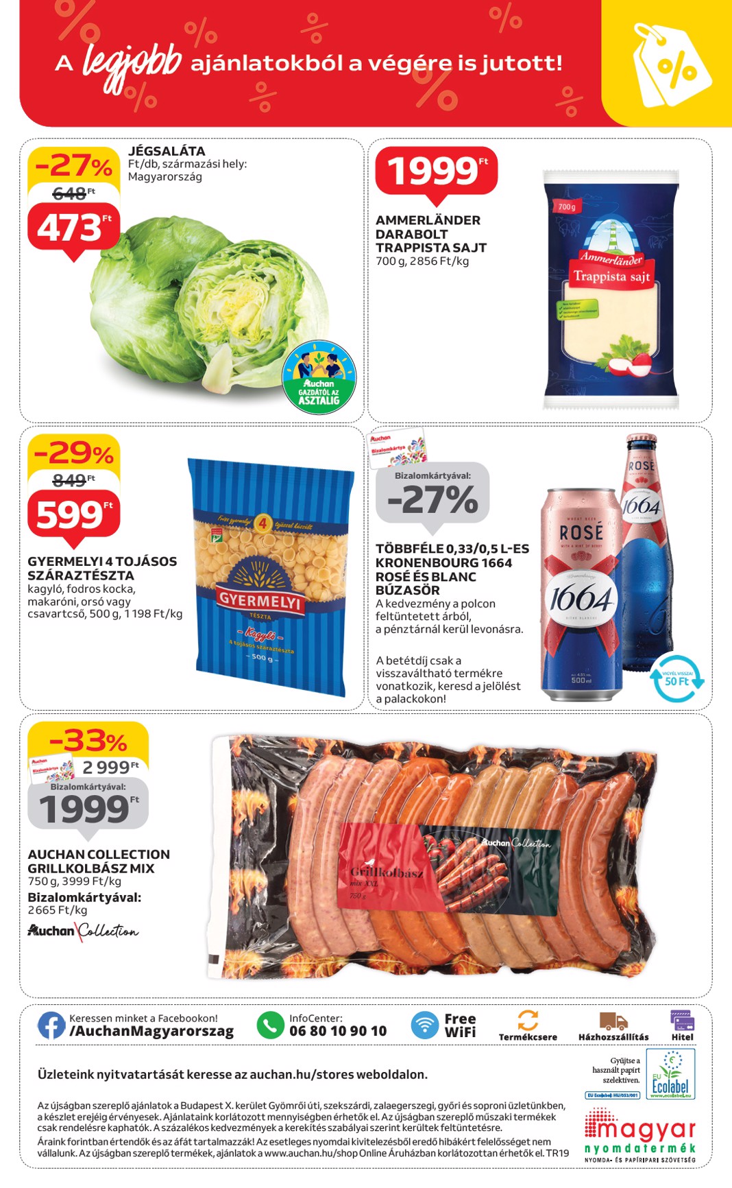auchan - Auchan szupermarket akciós újság, érvényes 05.08. - 05.14. - page: 12