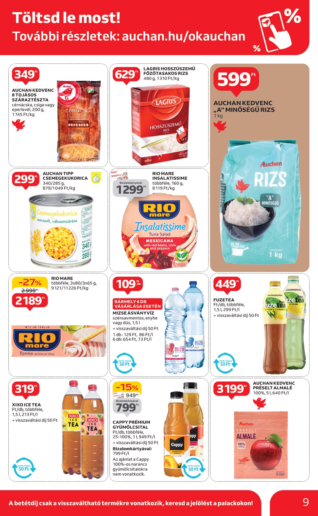auchan - Auchan szupermarket akciós újság, érvényes 05.08. - 05.14. - page: 9