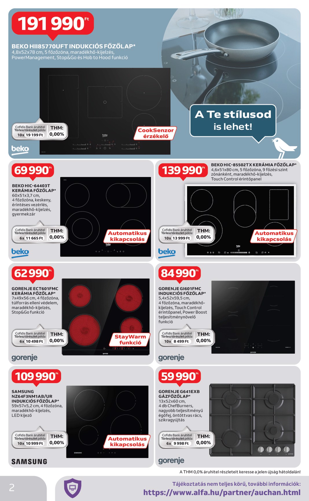 auchan - Auchan - Beépíthető gépeink akciós újság, érvényes 05.08. - 06.04. - page: 2