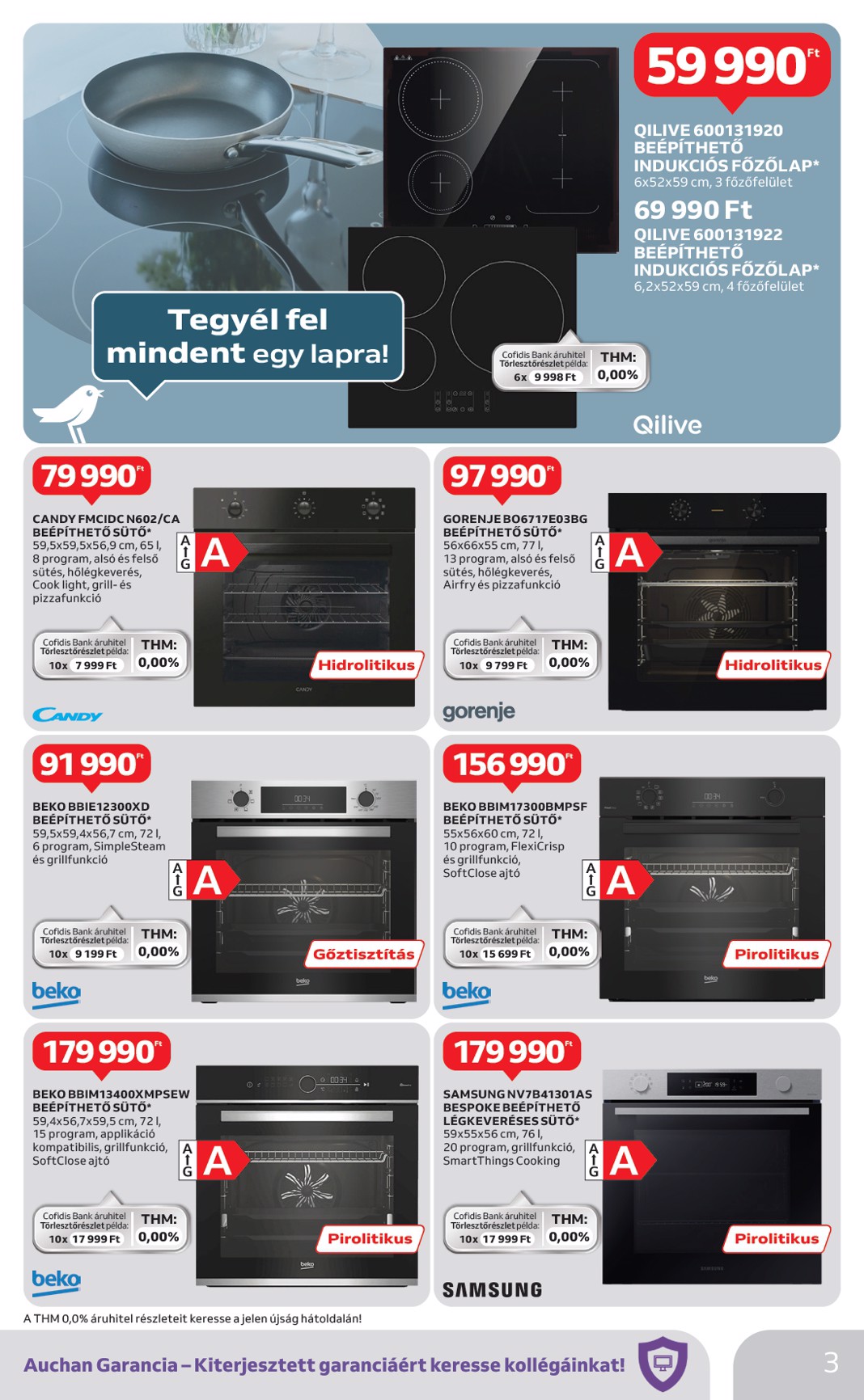 auchan - Auchan - Beépíthető gépeink akciós újság, érvényes 05.08. - 06.04. - page: 3