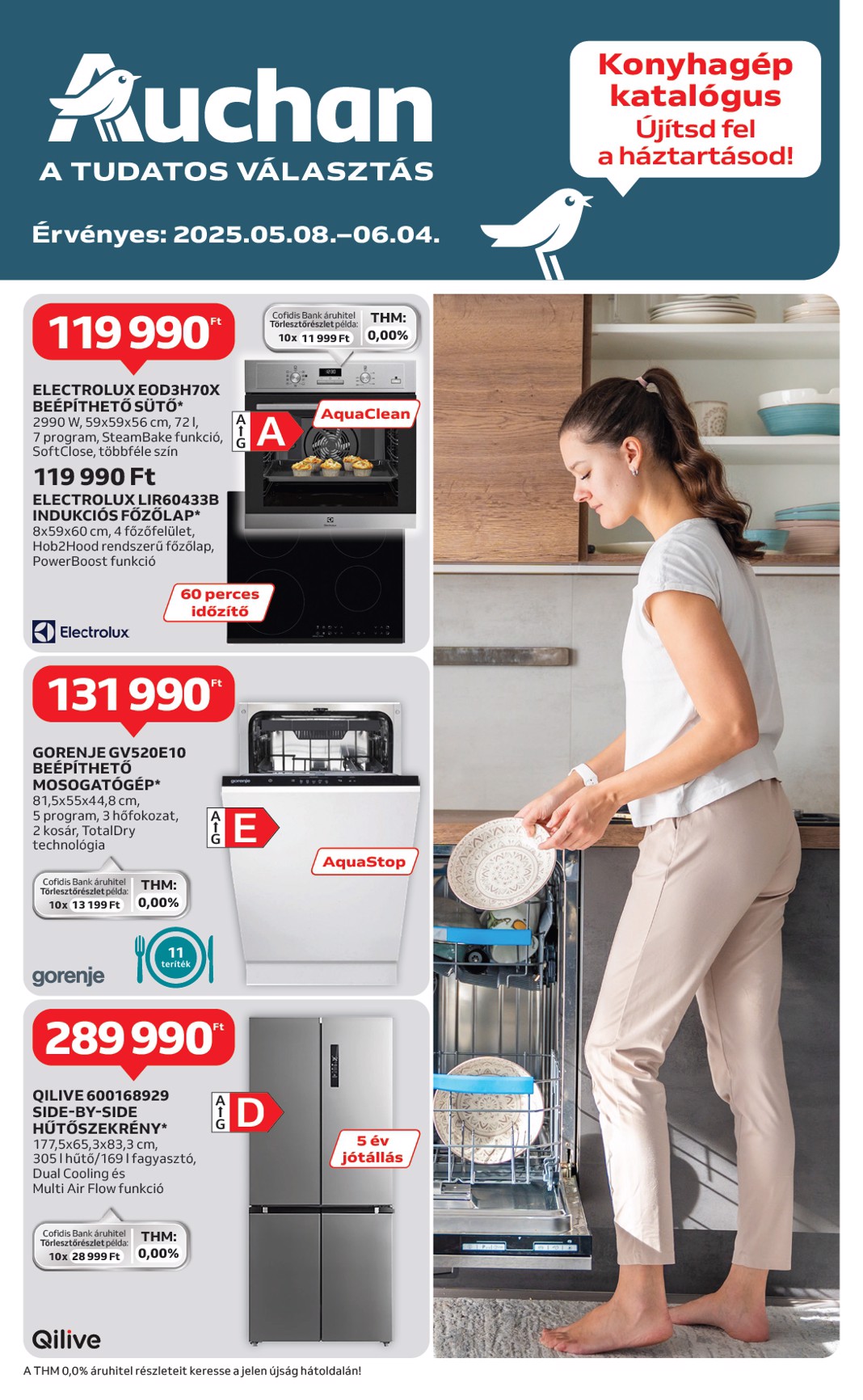auchan - Auchan - Beépíthető gépeink akciós újság, érvényes 05.08. - 06.04.