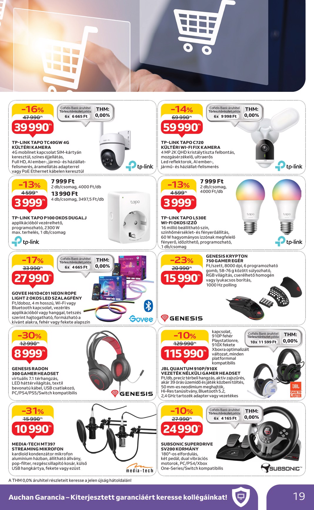 auchan - Auchan - Háztartási készülékeink akciós újság, érvényes 05.08. - 05.21. - page: 19