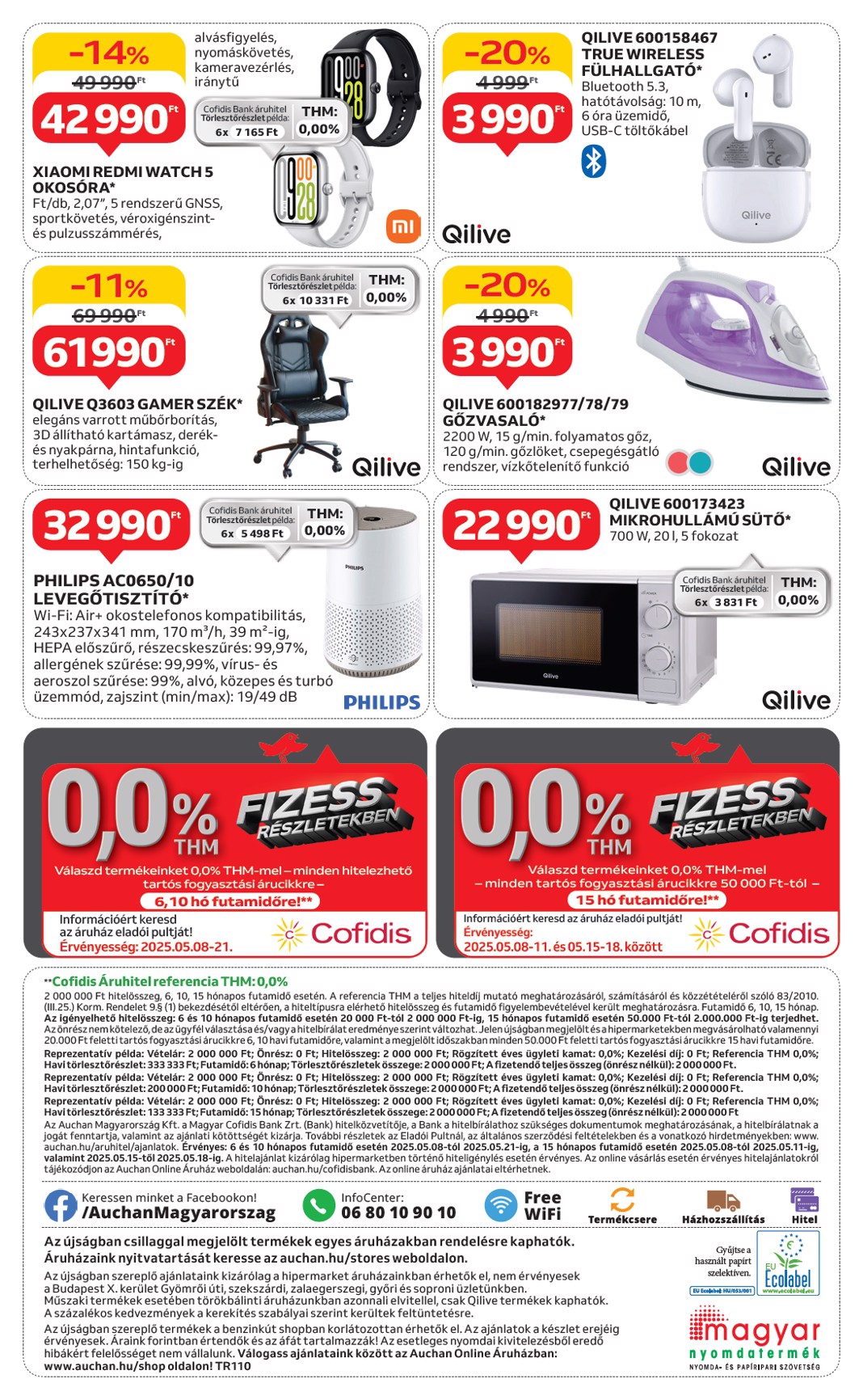 auchan - Auchan - Háztartási készülékeink akciós újság, érvényes 05.08. - 05.21. - page: 20