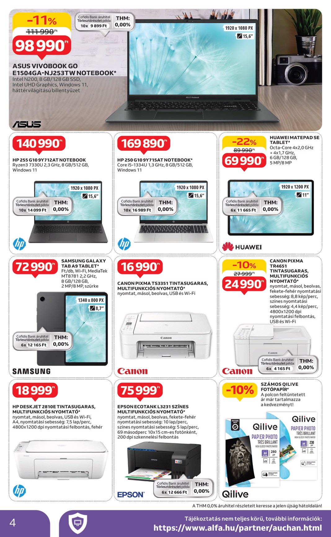 auchan - Auchan - Háztartási készülékeink akciós újság, érvényes 05.08. - 05.21. - page: 4