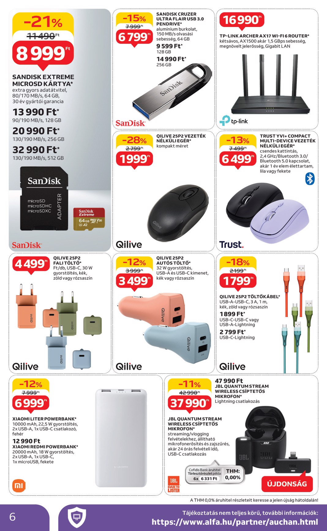 auchan - Auchan - Háztartási készülékeink akciós újság, érvényes 05.08. - 05.21. - page: 6