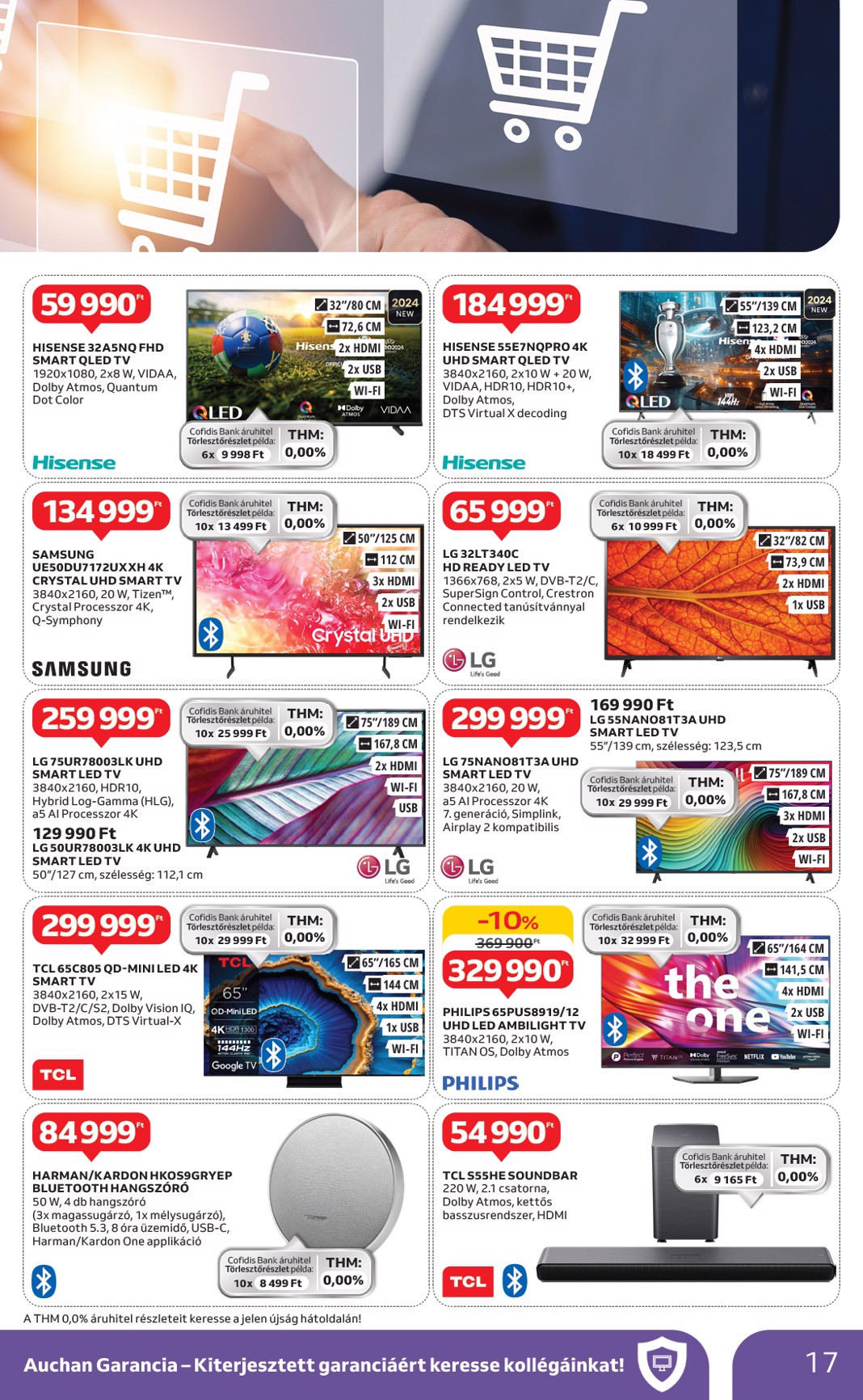 auchan - Auchan - Háztartási készülékeink akciós újság, érvényes 05.08. - 05.21. - page: 17