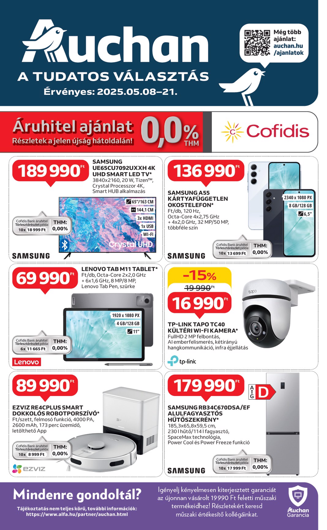 auchan - Auchan - Háztartási készülékeink akciós újság, érvényes 05.08. - 05.21.