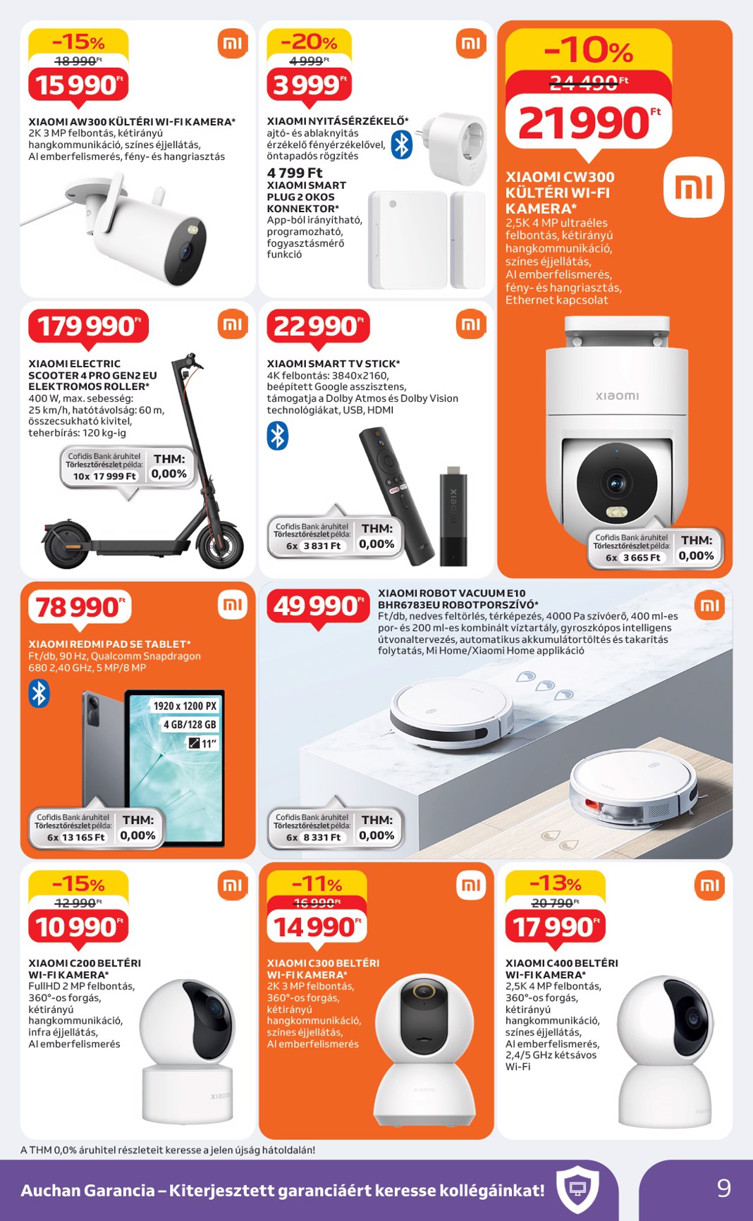auchan - Auchan - Háztartási készülékeink akciós újság, érvényes 05.08. - 05.21. - page: 9