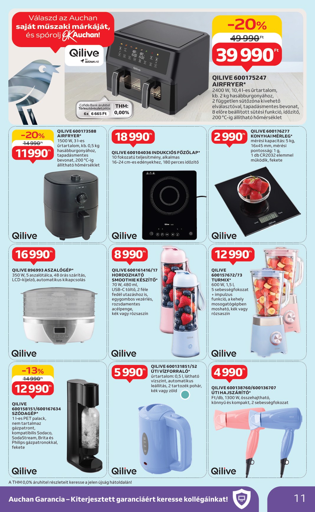 auchan - Auchan - Háztartási készülékeink akciós újság, érvényes 05.08. - 05.21. - page: 11