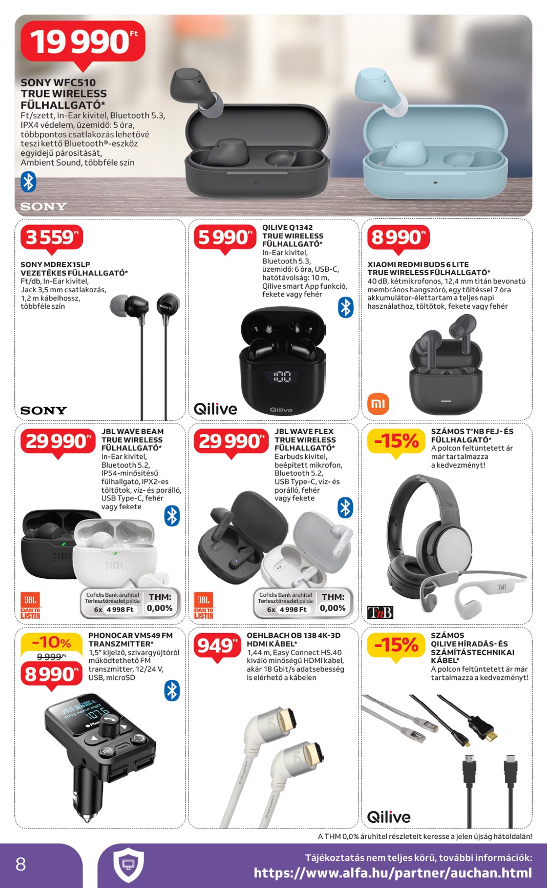auchan - Auchan - Háztartási készülékeink akciós újság, érvényes 05.08. - 05.21. - page: 8
