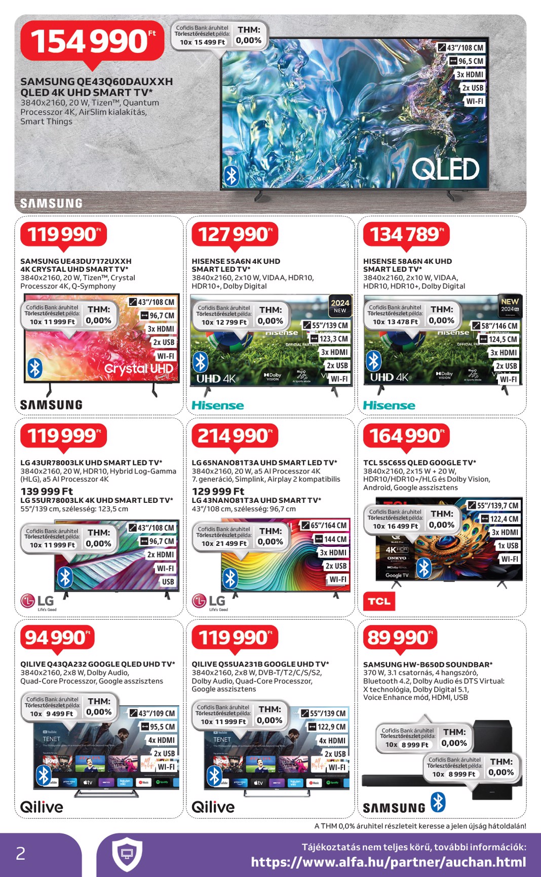 auchan - Auchan - Háztartási készülékeink akciós újság, érvényes 05.08. - 05.21. - page: 2