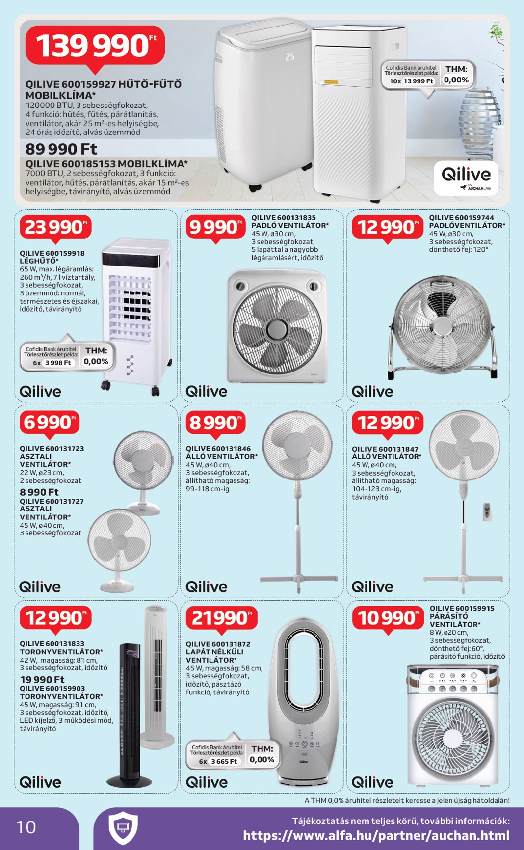auchan - Auchan - Háztartási készülékeink akciós újság, érvényes 05.08. - 05.21. - page: 10