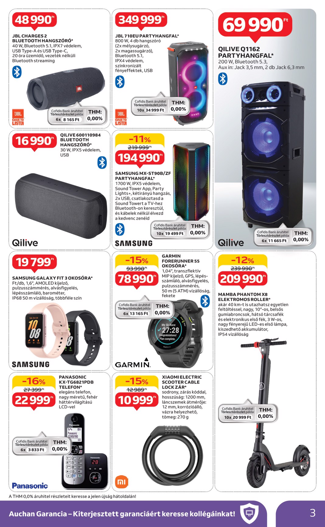 auchan - Auchan - Háztartási készülékeink akciós újság, érvényes 05.08. - 05.21. - page: 3