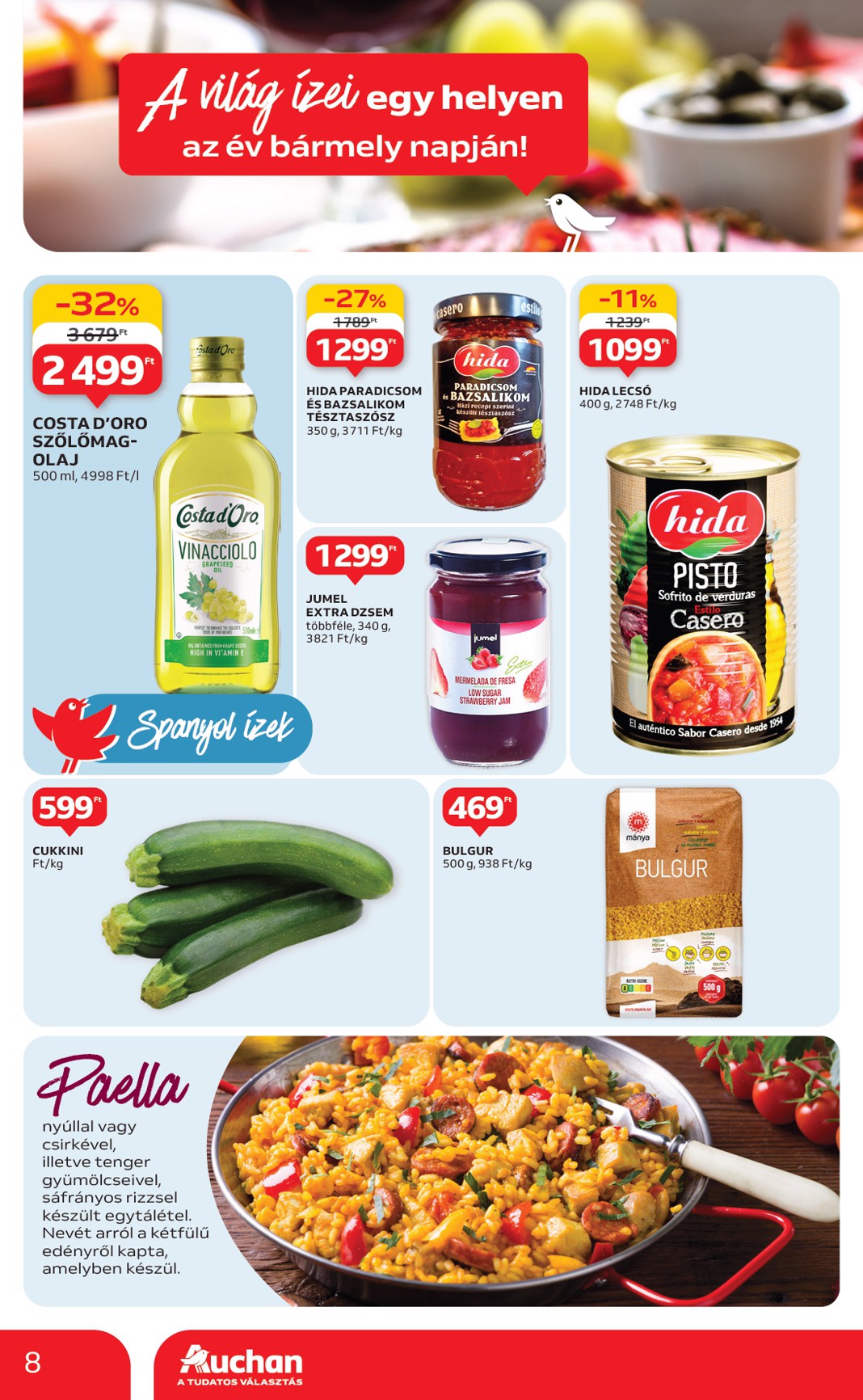 auchan - Auchan - Nemzetközi konyha ajánlataink akciós újság, érvényes 05.08. - 05.21. - page: 8
