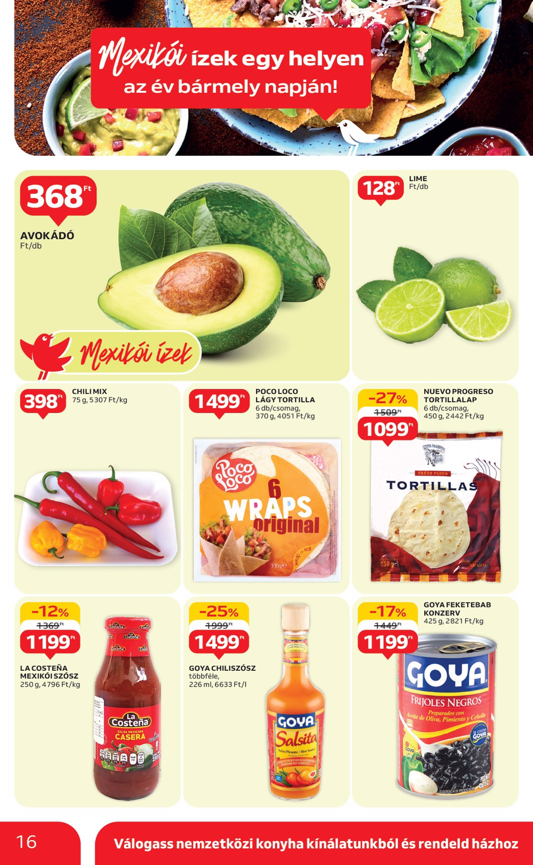 auchan - Auchan - Nemzetközi konyha ajánlataink akciós újság, érvényes 05.08. - 05.21. - page: 16