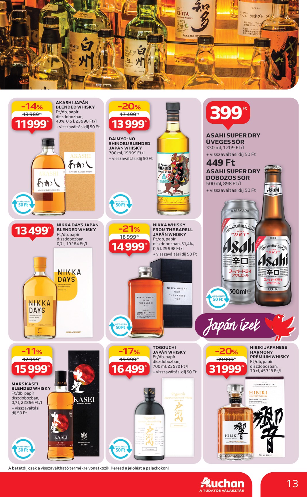 auchan - Auchan - Nemzetközi konyha ajánlataink akciós újság, érvényes 05.08. - 05.21. - page: 13