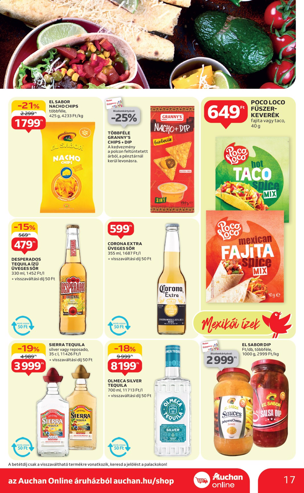 auchan - Auchan - Nemzetközi konyha ajánlataink akciós újság, érvényes 05.08. - 05.21. - page: 17