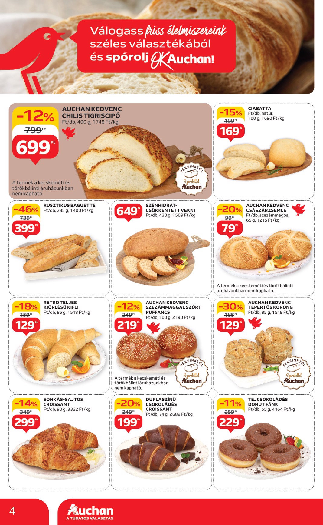 auchan - Auchan - Friss ajánlataink akciós újság, érvényes 05.08. - 05.21. - page: 4