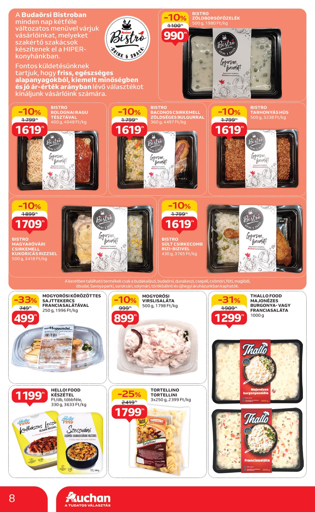 auchan - Auchan - Friss ajánlataink akciós újság, érvényes 05.08. - 05.21. - page: 8