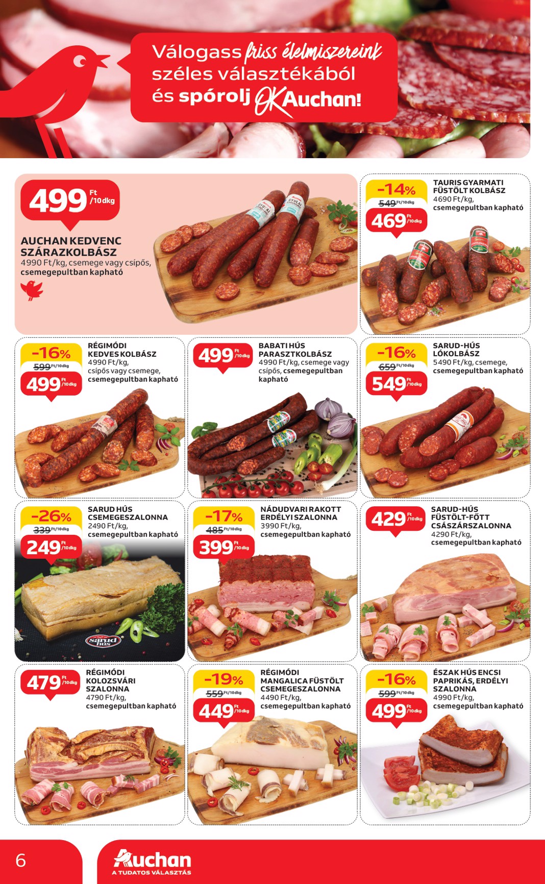 auchan - Auchan - Friss ajánlataink akciós újság, érvényes 05.08. - 05.21. - page: 6