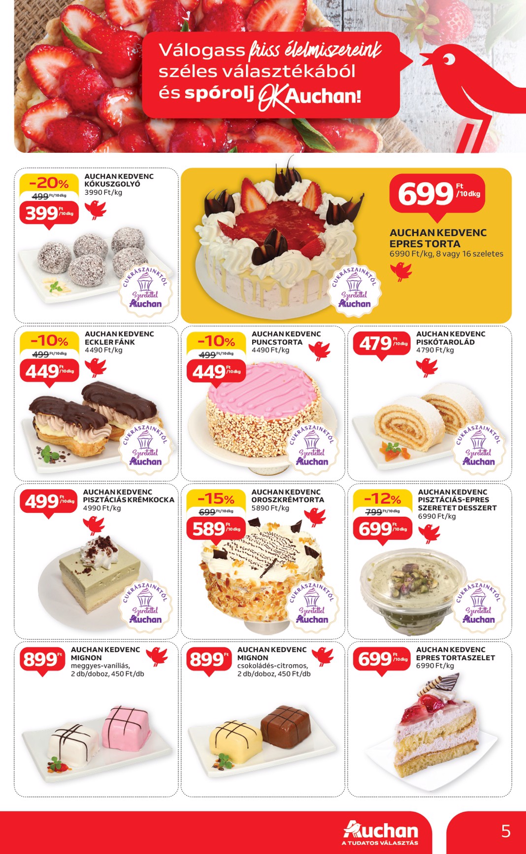 auchan - Auchan - Friss ajánlataink akciós újság, érvényes 05.08. - 05.21. - page: 5