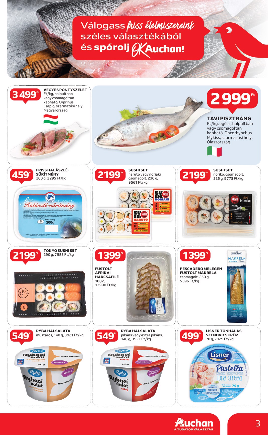 auchan - Auchan - Friss ajánlataink akciós újság, érvényes 05.08. - 05.21. - page: 3
