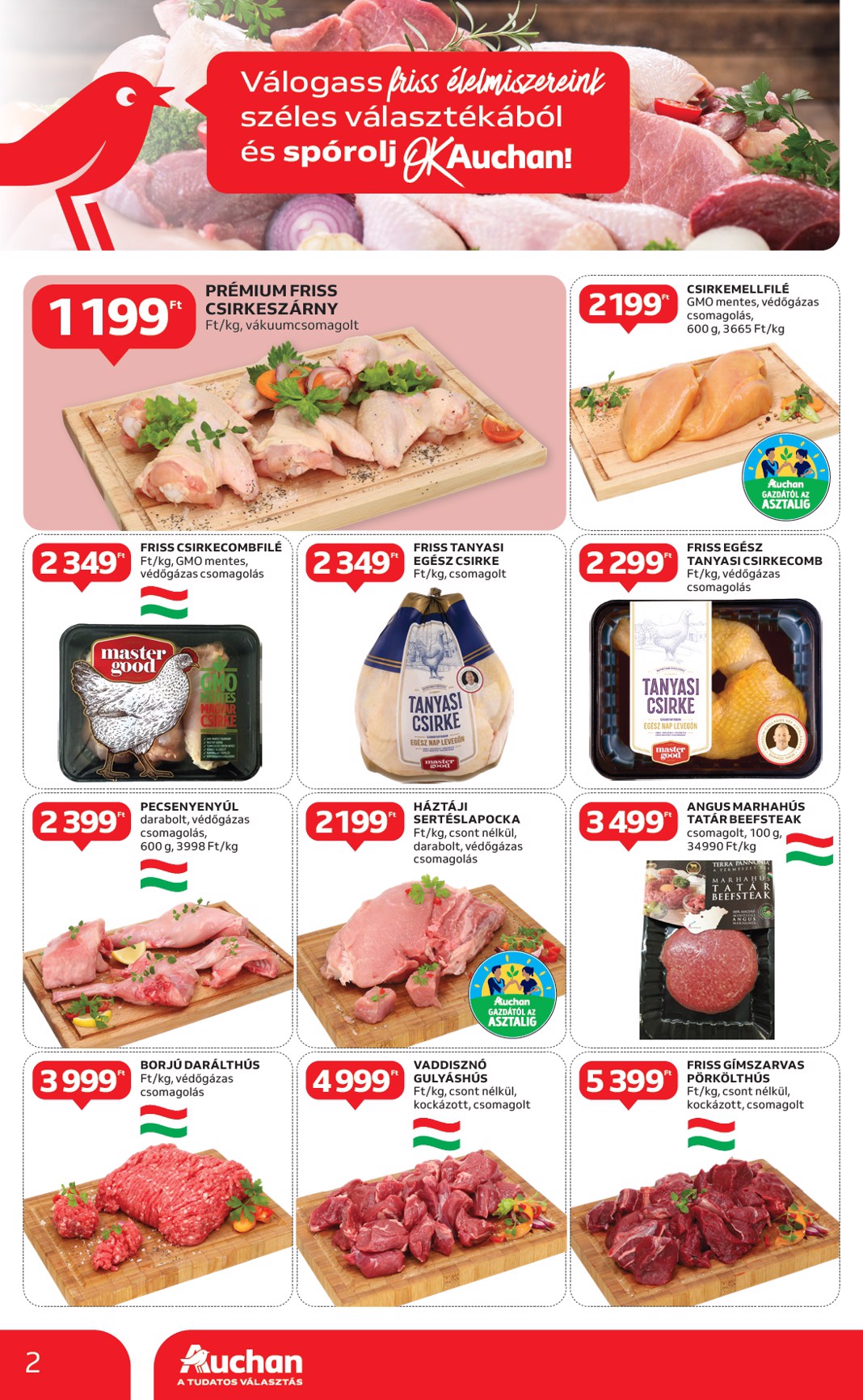 auchan - Auchan - Friss ajánlataink akciós újság, érvényes 05.08. - 05.21. - page: 2