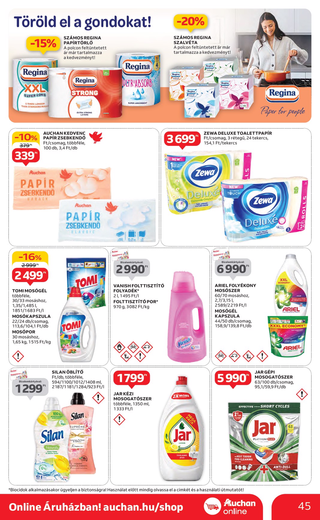 auchan - Auchan akciós újság, érvényes 05.08. - 05.14. - page: 45 auchan - Auchan akciós újság, érvényes 05.08. - 05.14. - page: 45