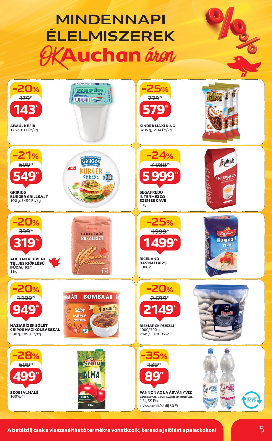 auchan - Auchan szupermarket akciós újság, érvényes 05.15. - 05.21. - page: 5