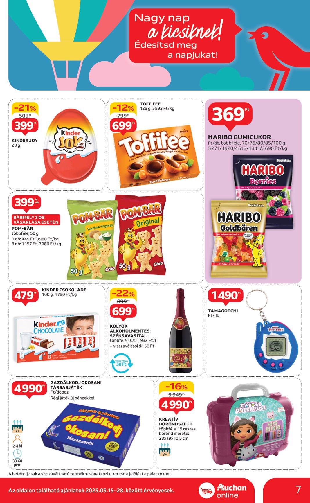 auchan - Auchan szupermarket akciós újság, érvényes 05.15. - 05.21. - page: 7