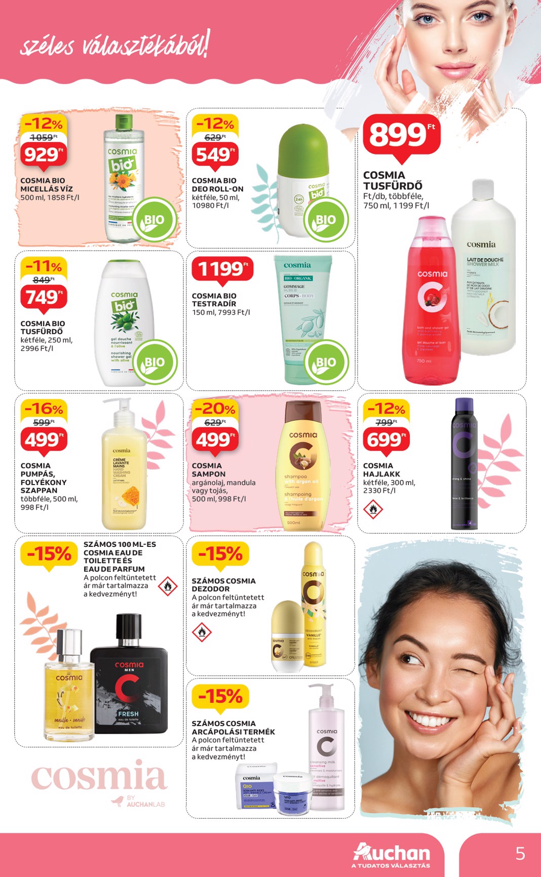 auchan - Auchan - Szépségápolási ajánlataink akciós újság, érvényes 05.22. - 06.04. - page: 5