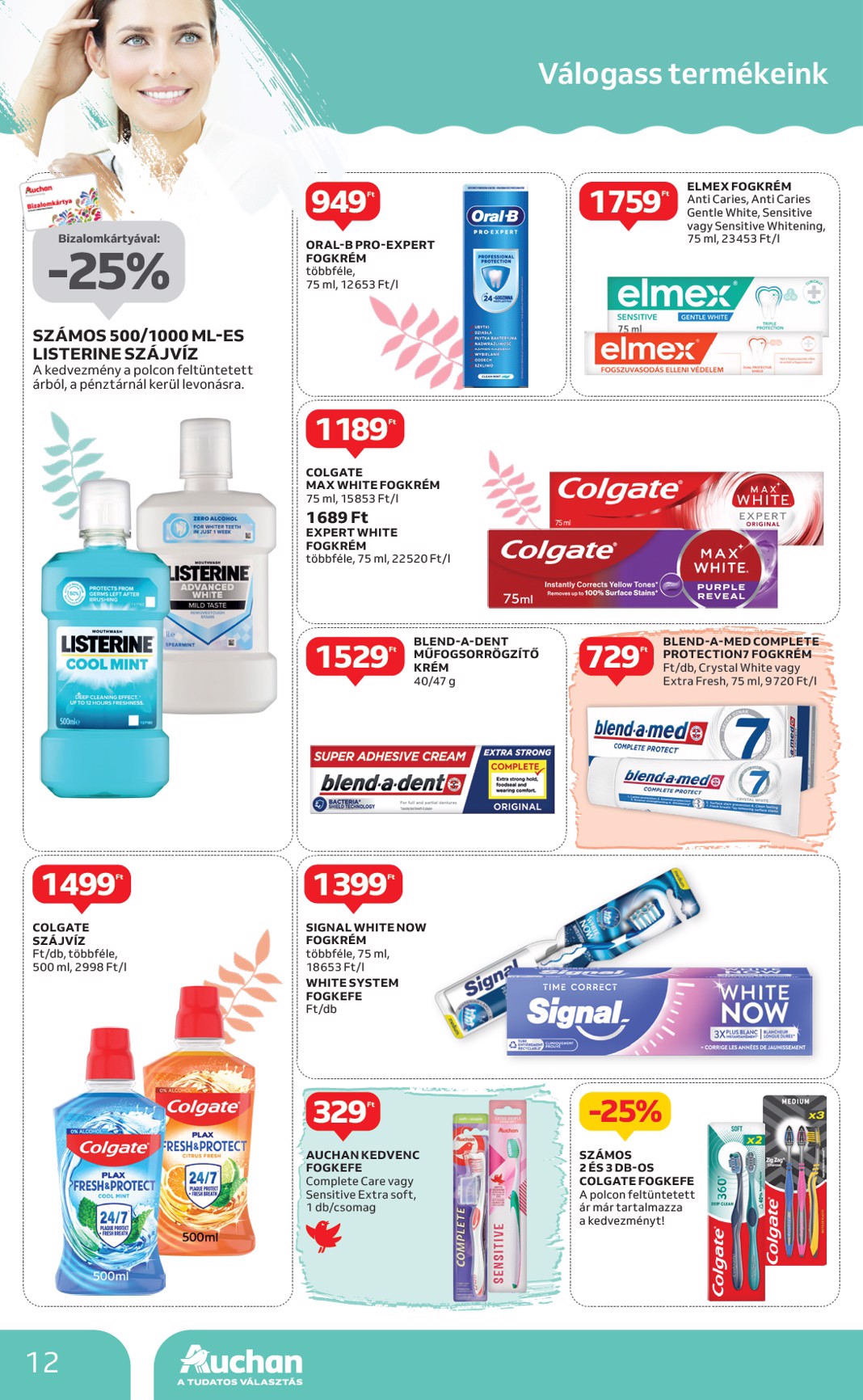 auchan - Auchan - Szépségápolási ajánlataink akciós újság, érvényes 05.22. - 06.04. - page: 12